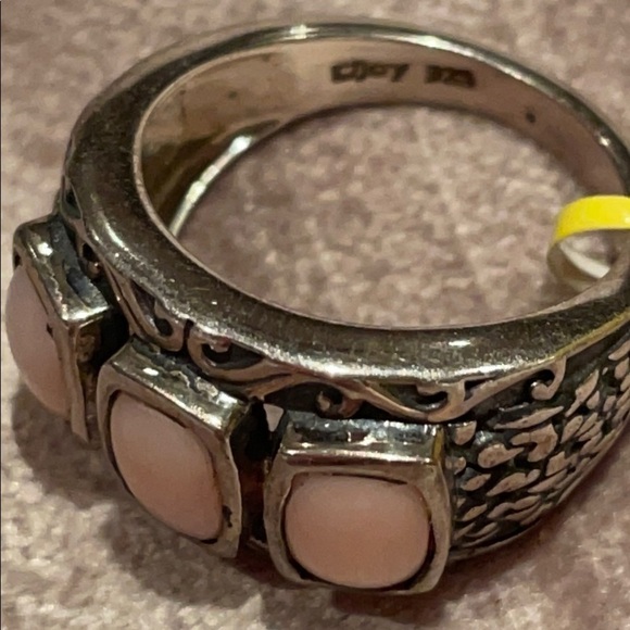 Peruvian Opal Silver 925 Ring NWTS - Picture 5 of 6